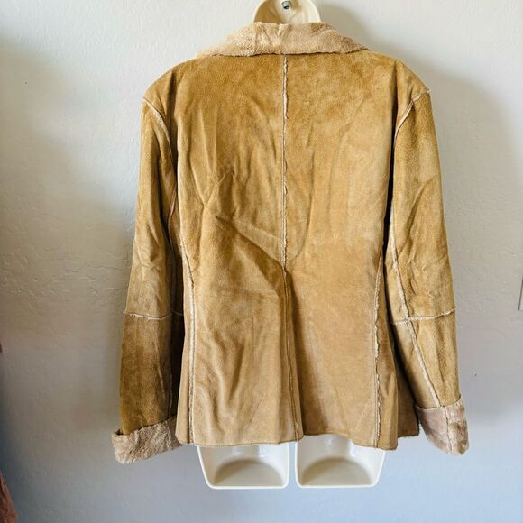 Vintage Penny Lane Coat Suede genuine leather with soft interior size M by Winli - Picture 3 of 8
